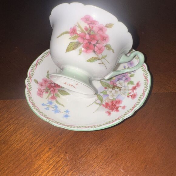 Vintage Rare Shelley China Porcelain 13512 Cup & Saucer - Picture 4 of 5